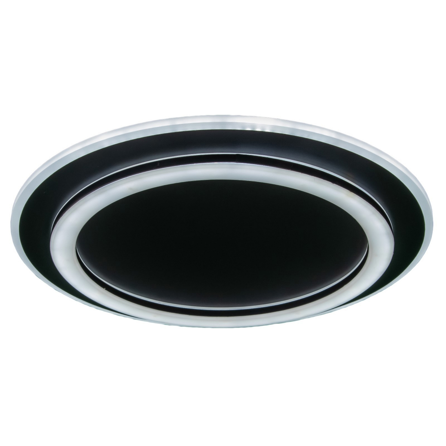 Люстра с ПДУ "Ринго" 2хLED 112Вт 3000-6000К черный 50х50х5 см BayerLux 7562831 S=22м2 *1