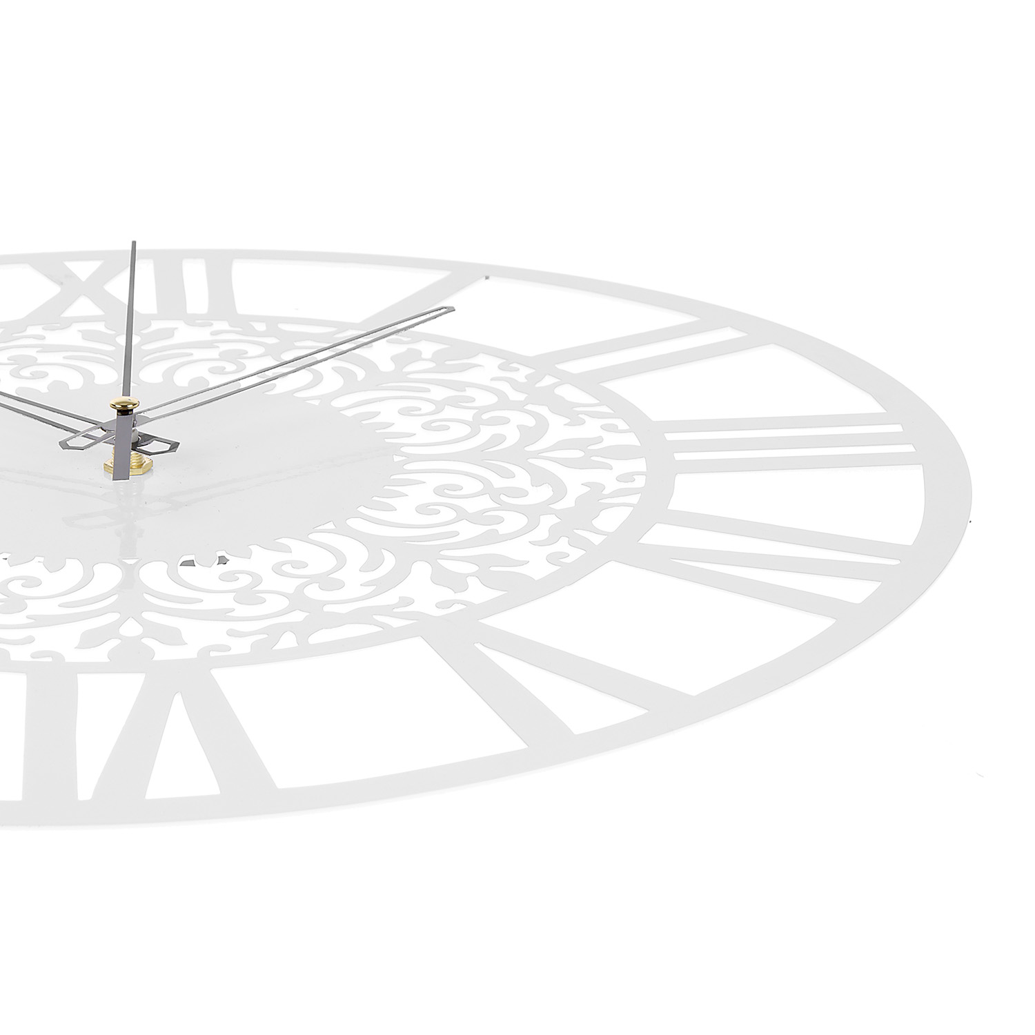 Часы настенные из металла "Ажурные", плавный ход, d-40 см 10120731