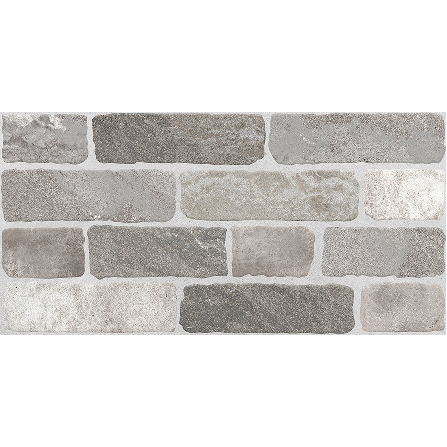 Керамогранит 1.62 м² Global Tile New York GT189VG, 600x300х9 мм, серый