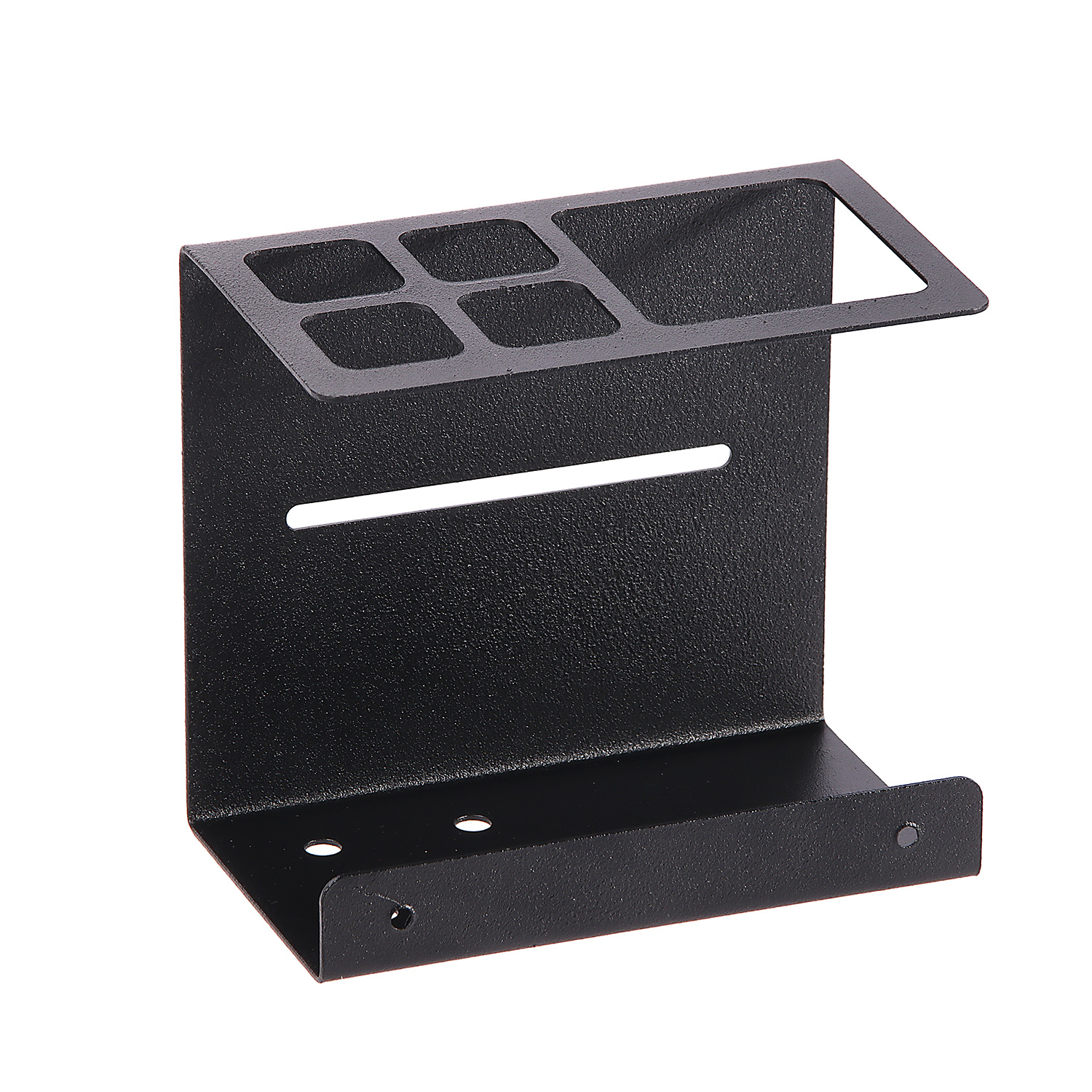 Держатель для зубных щеток 13*7,5*11см ЧЕРНЫЙ *1/6