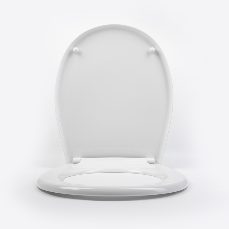 Сиденье для унитаза Milardo 434*364*40 полипропилен, быстросъемное, белое 030PP0EM31 *1/15