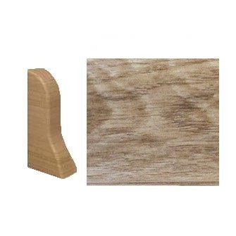 Заглушка левая и правая Wimar, 58 мм, 819 дуб летний, 2 шт.