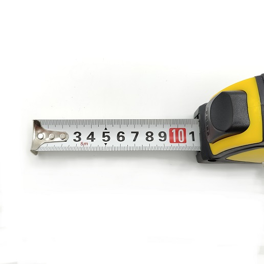 Рулетка  5м х19мм резино-пластик корпус стальн.лента автостоп магнит артYK005190M Novocraft*1/12/120