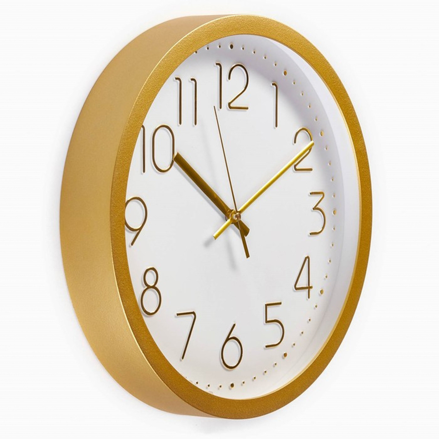 Часы настенные, серия: Классика, плавный ход, d-30.5 см, золото 9685715