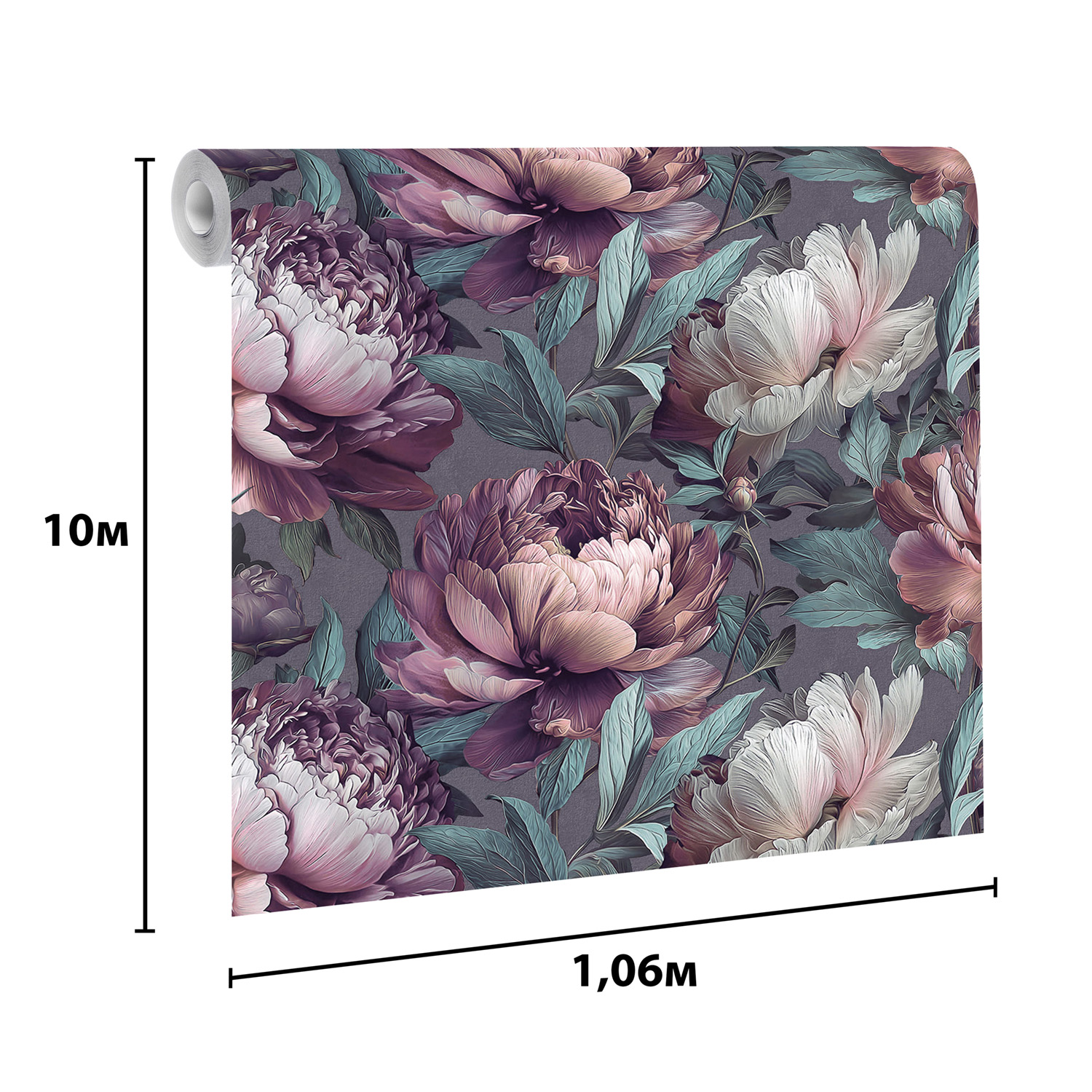 Обои  флиз Victoria Stenova Bohemia (фиолет./роз.) 585989  1.06*10м *6