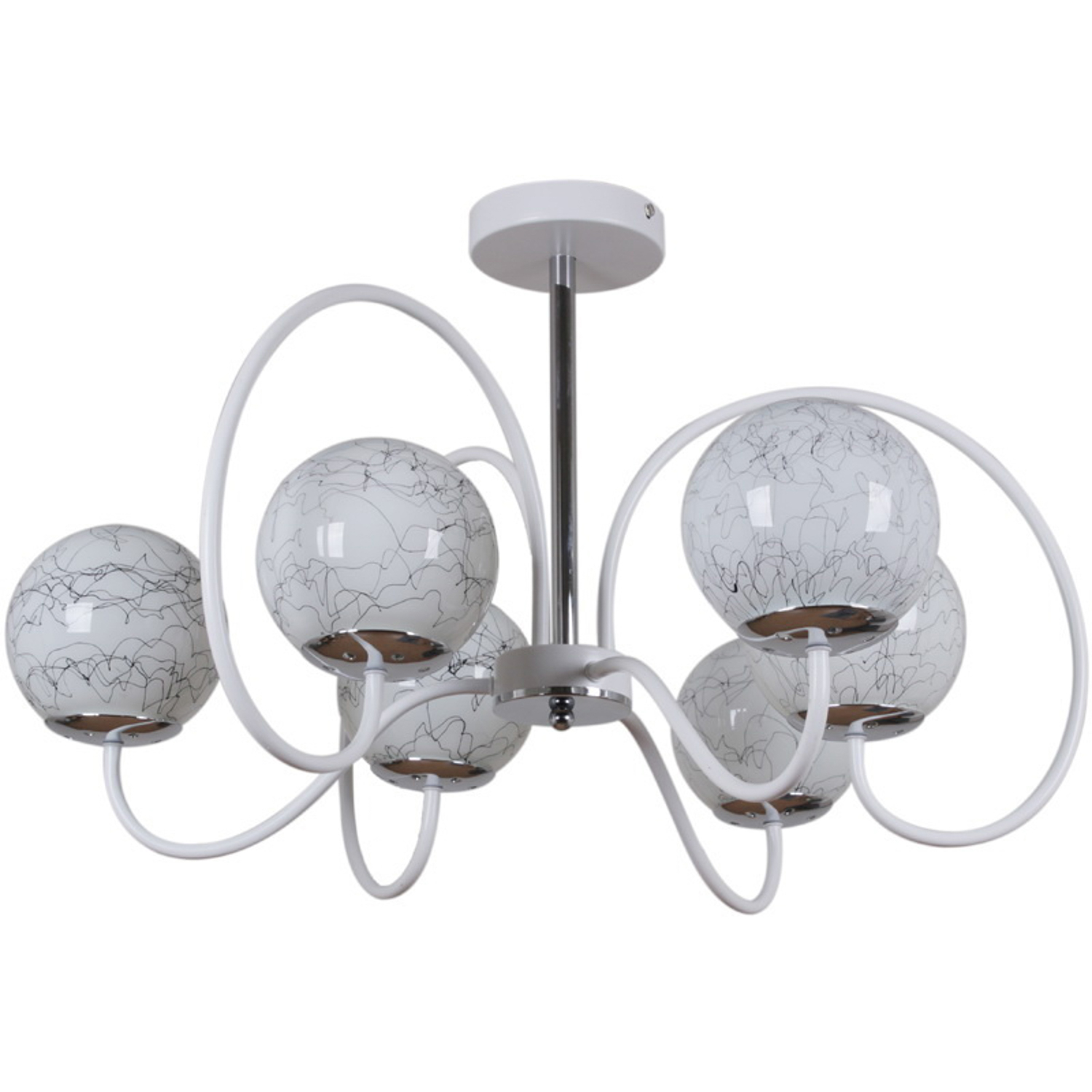 Люстра 01269-0.3-06B WH+CR  S=24м2  *1