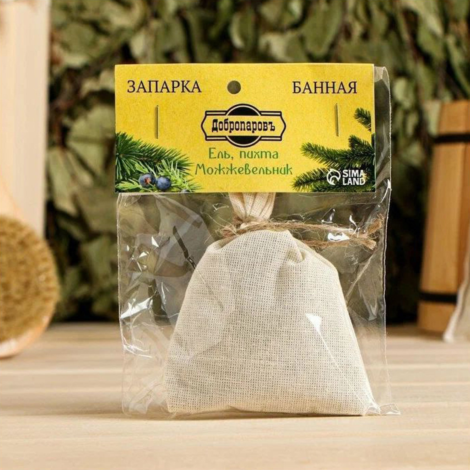 Запарка для бани натуральная "Ель, Пихта, Можжевельник" 30 гр 5040774 Запарка для бани натуральная "Ель, Пихта, Можжевельник" 30 гр 5040774
