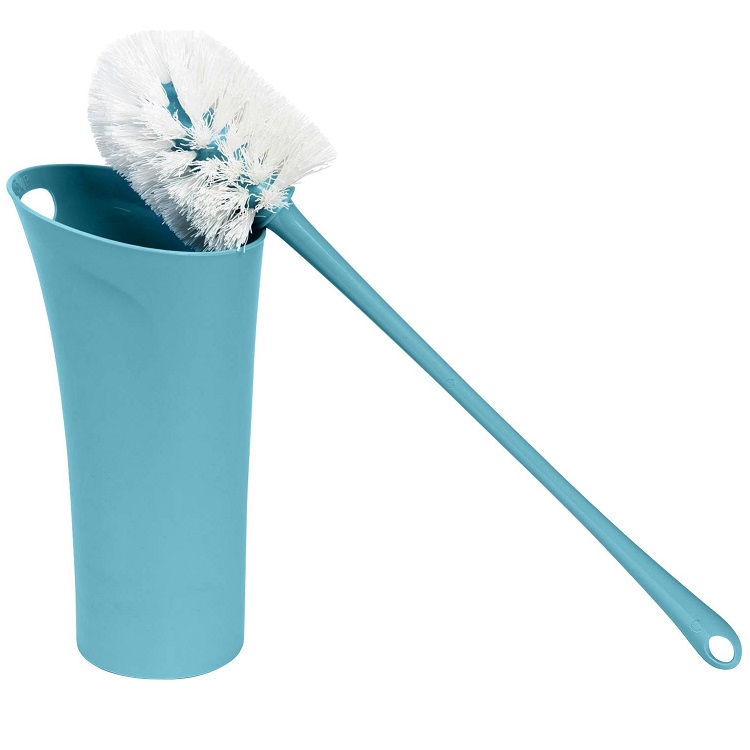 Ерш унитазный с подставкой-емкостью "Vogue" Небесный SV5009НБС "Spin&Clean" *1/10