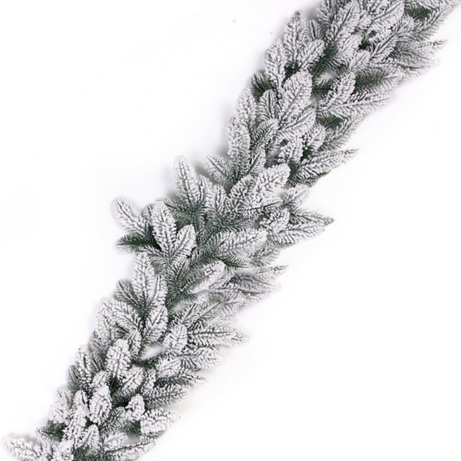 Гирлянда хвойная "Заснеженная" 2,0 м d=30 см, ПВХ, белое напыление Гирлянда хвойная "Заснеженная" 2,0 м d=30 см, ПВХ, белое напыление
