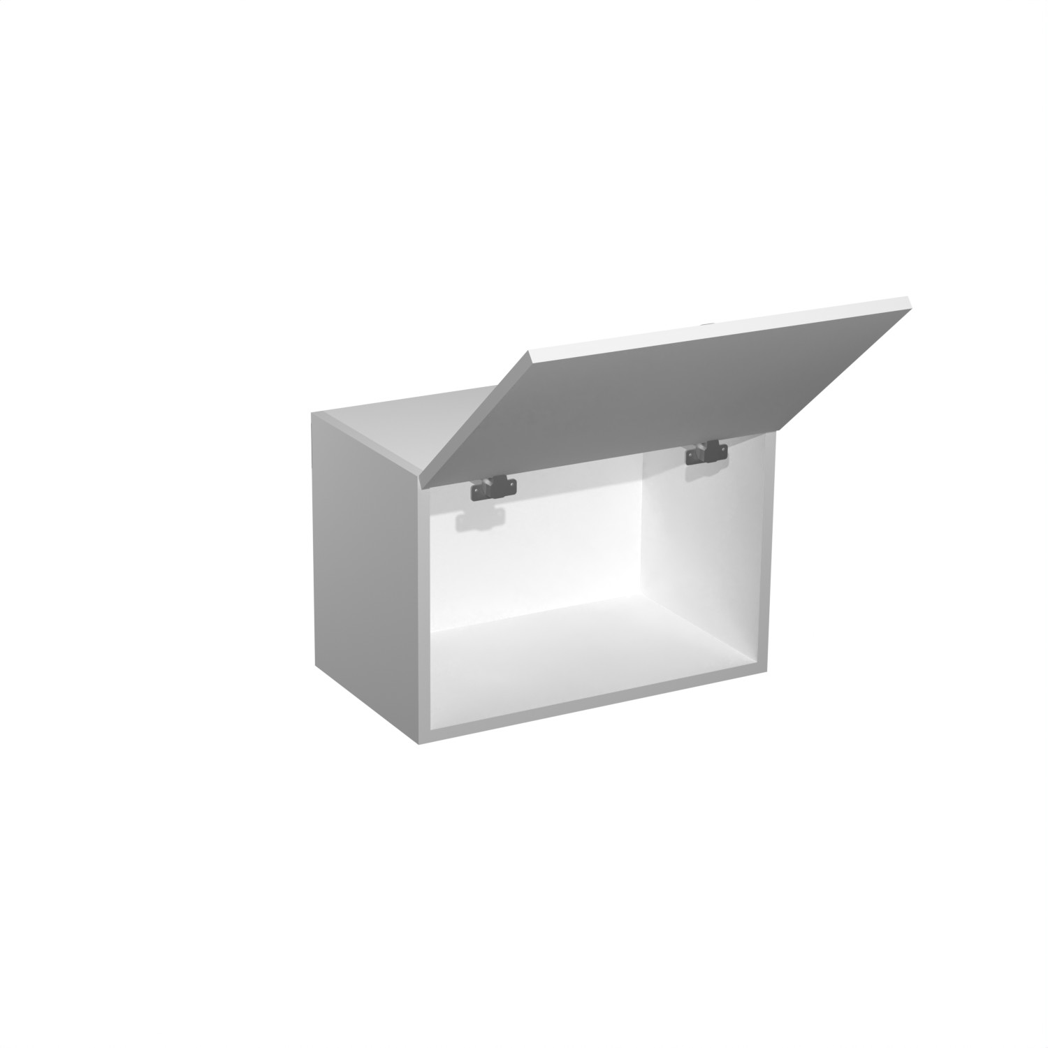 Шкаф навесной 500х338х290 мм BROZEX-WOOD Liberty, для вытяжки, с дверцей, белый