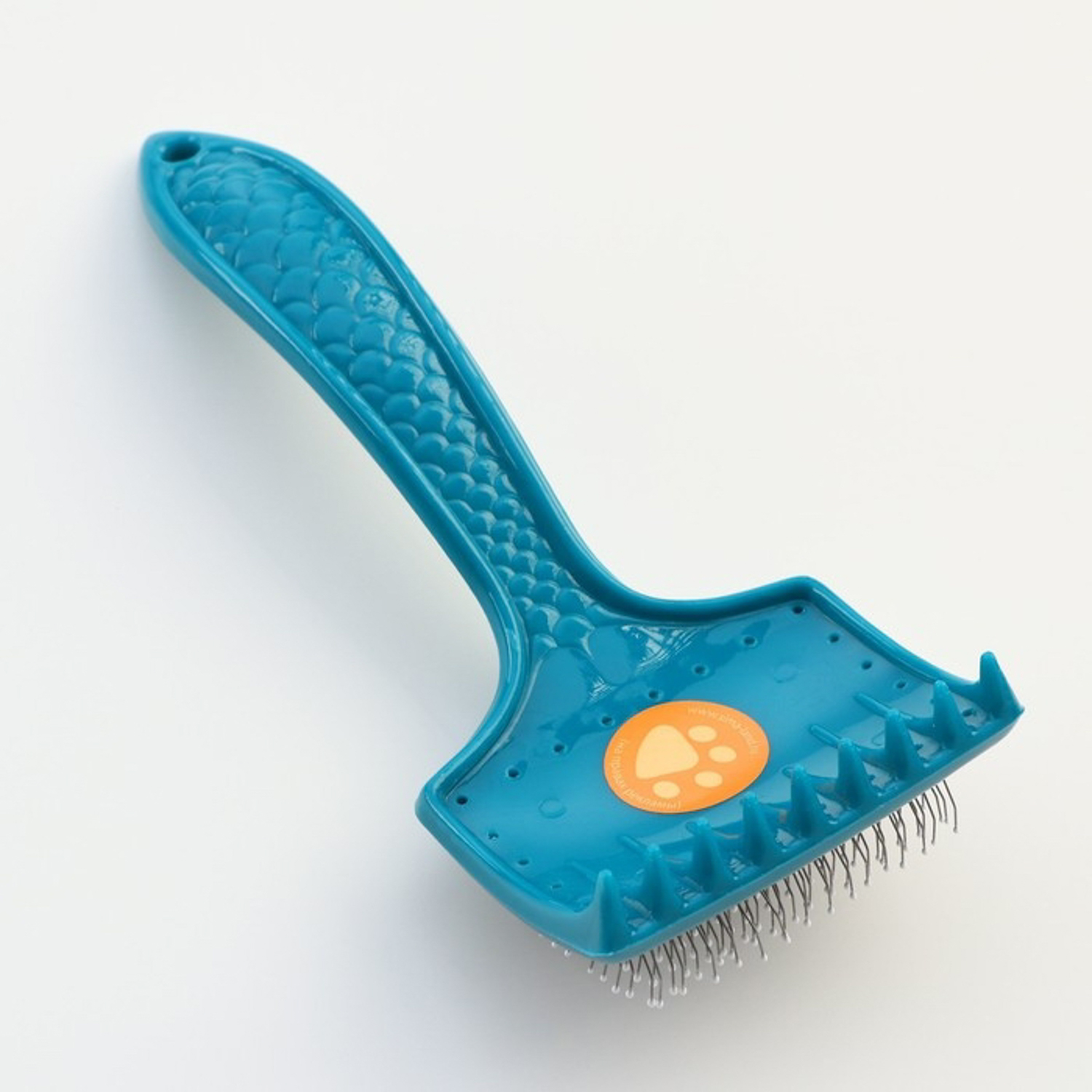 Щётка-пуходерка большая мягкая с каплями, основание 68х48 мм, микс 1166585