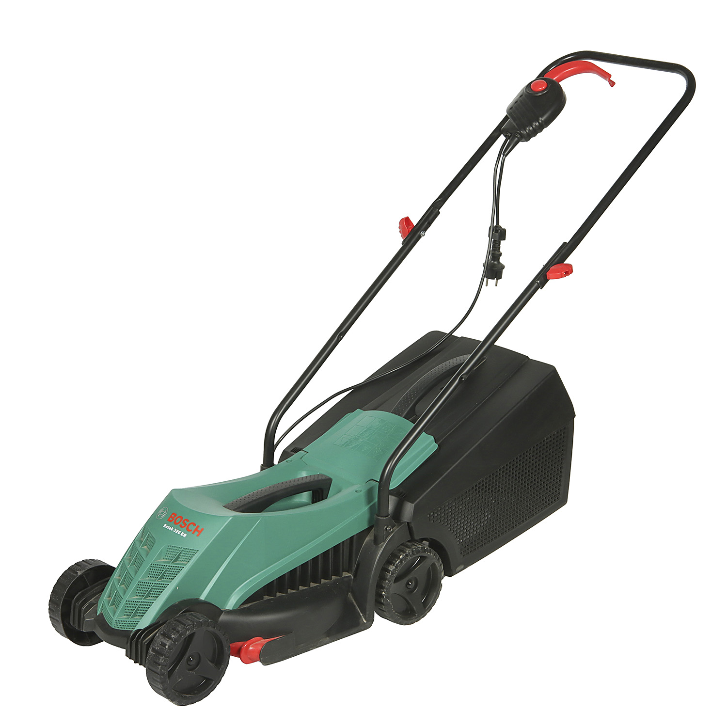 Газонокосилка электрическая 1200Вт шир/выс скаш 32см/20-60мм травосборник 31л ROTAK 320 ER BOSCH *1 Газонокосилка электрическая 1200Вт шир/выс скаш 32см/20-60мм травосборник 31л ROTAK 320 ER BOSCH *1