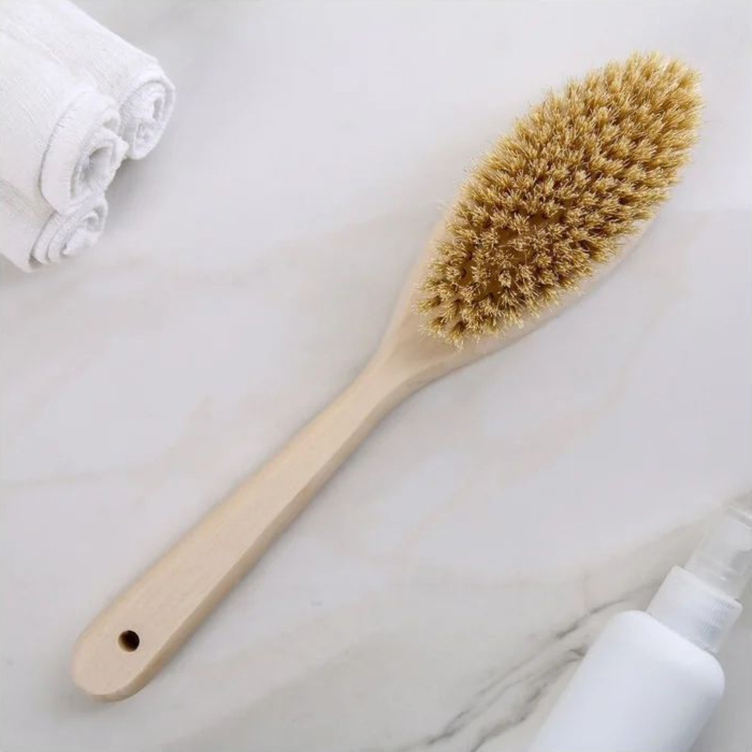 яяяЩетка банная из натуральной щетины   1901234