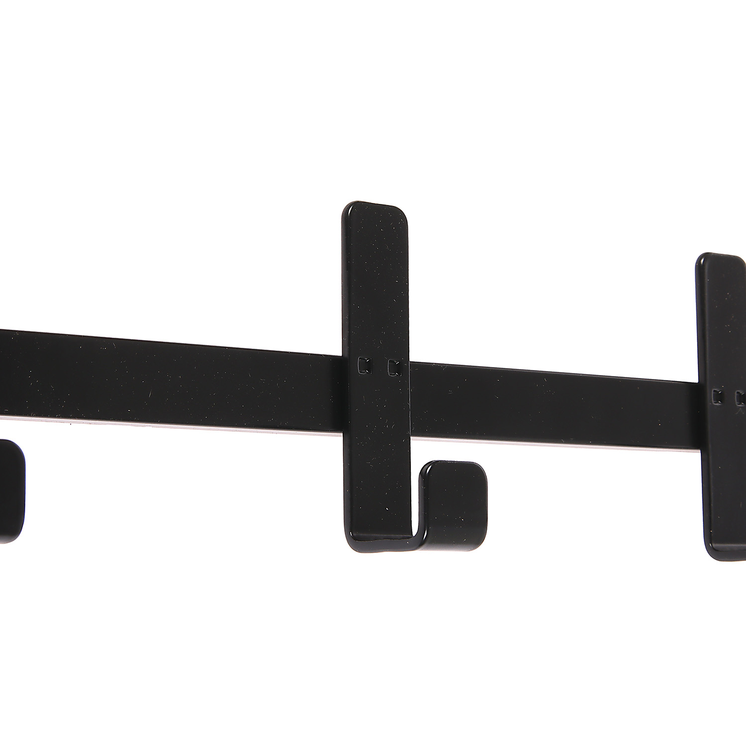 Вешалка настенная с полкой 2-х ярусная 670х270х545мм "Торонто 22Д" Черная ВСПТ22Д Ч ("ЗМИ") *1