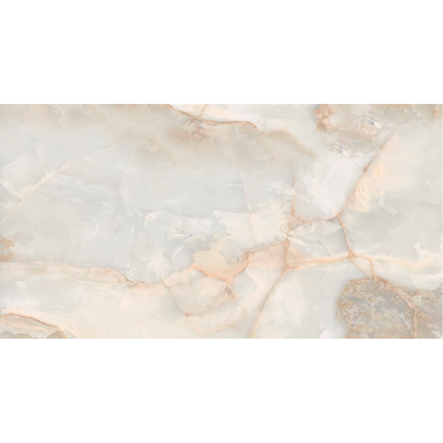 Керамогранит 1.44 м² Global Tile Miller Onyx GT120605902PR, 1200х600х8.5 мм, полированный, бежевый