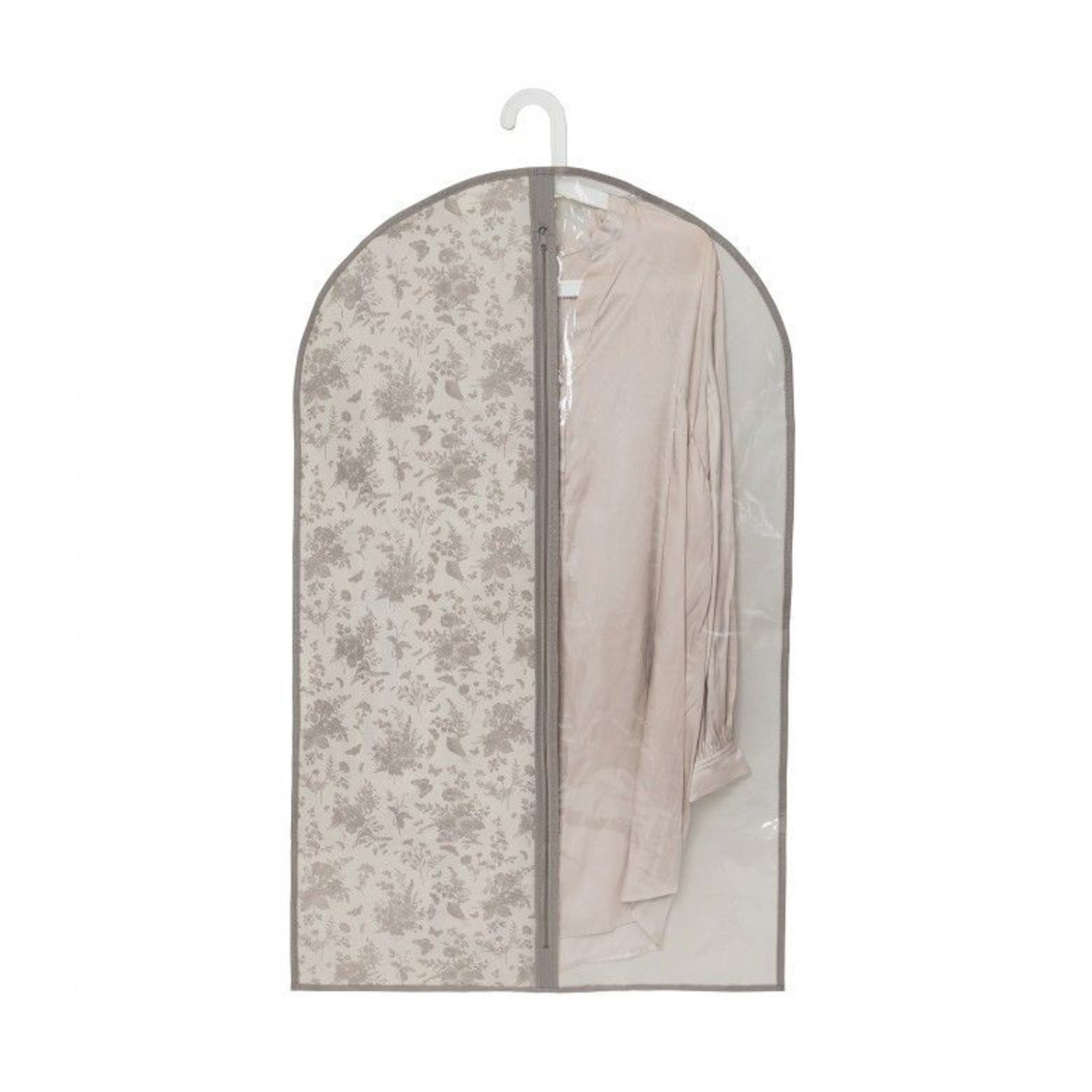 Чехол для одежды на молнии с прозрачной вставкой 60х100см "Elegance" 17110 "EG" *1/48