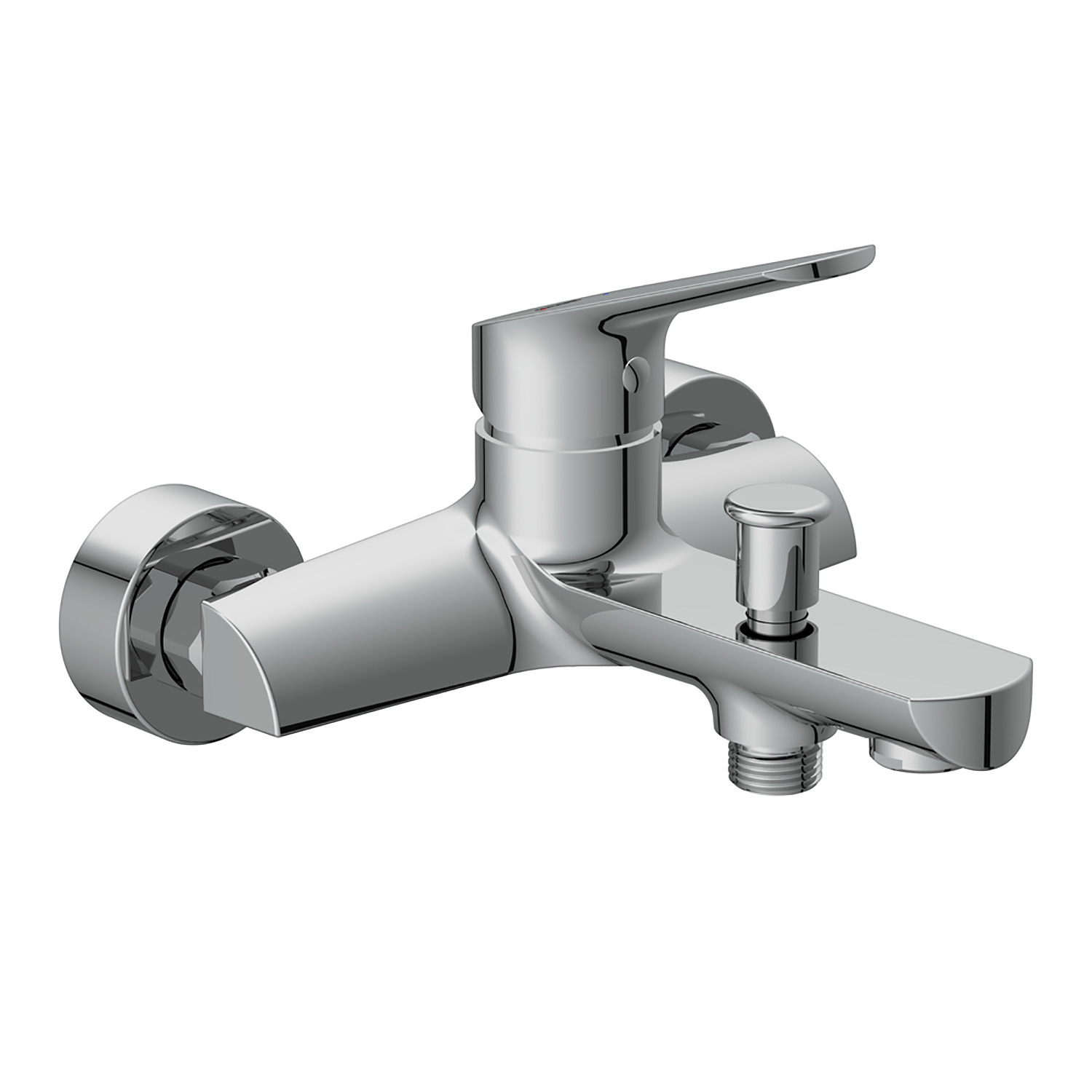 Смеситель д/ванны Cersanit FLAVIS + душ. лейка, шланг, держатель д/лейки 64509 *1 Смеситель д/ванны Cersanit FLAVIS + душ. лейка, шланг, держатель д/лейки 64509 *1