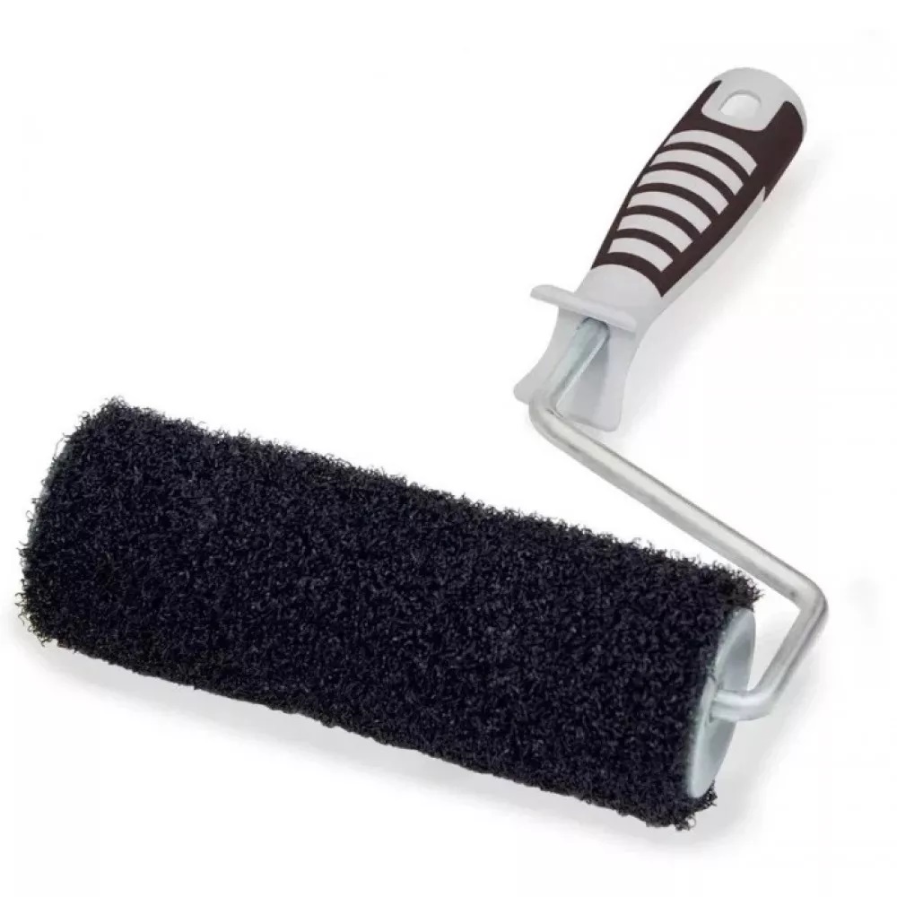 Валик для выравнивающих смесей 250мм D68мм, бюгель d-8мм, ворс 10мм черный нейлон Акор *1/20 Валик для выравнивающих смесей 250мм D68мм, бюгель d-8мм, ворс 10мм черный нейлон Акор *1/20