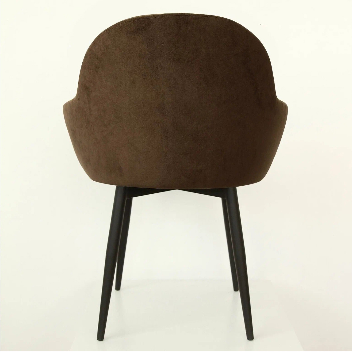 Стул FORPOST Кристи, 64x84x45 см, велюр конфетти шоколад, коричневый