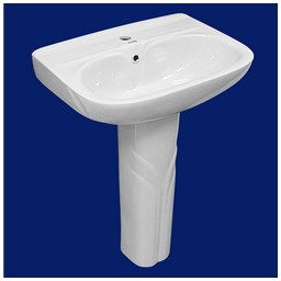 Умывальник с пьедесталом VERNER YT-427 св. голубой 2 сорт 563*430*802 *1