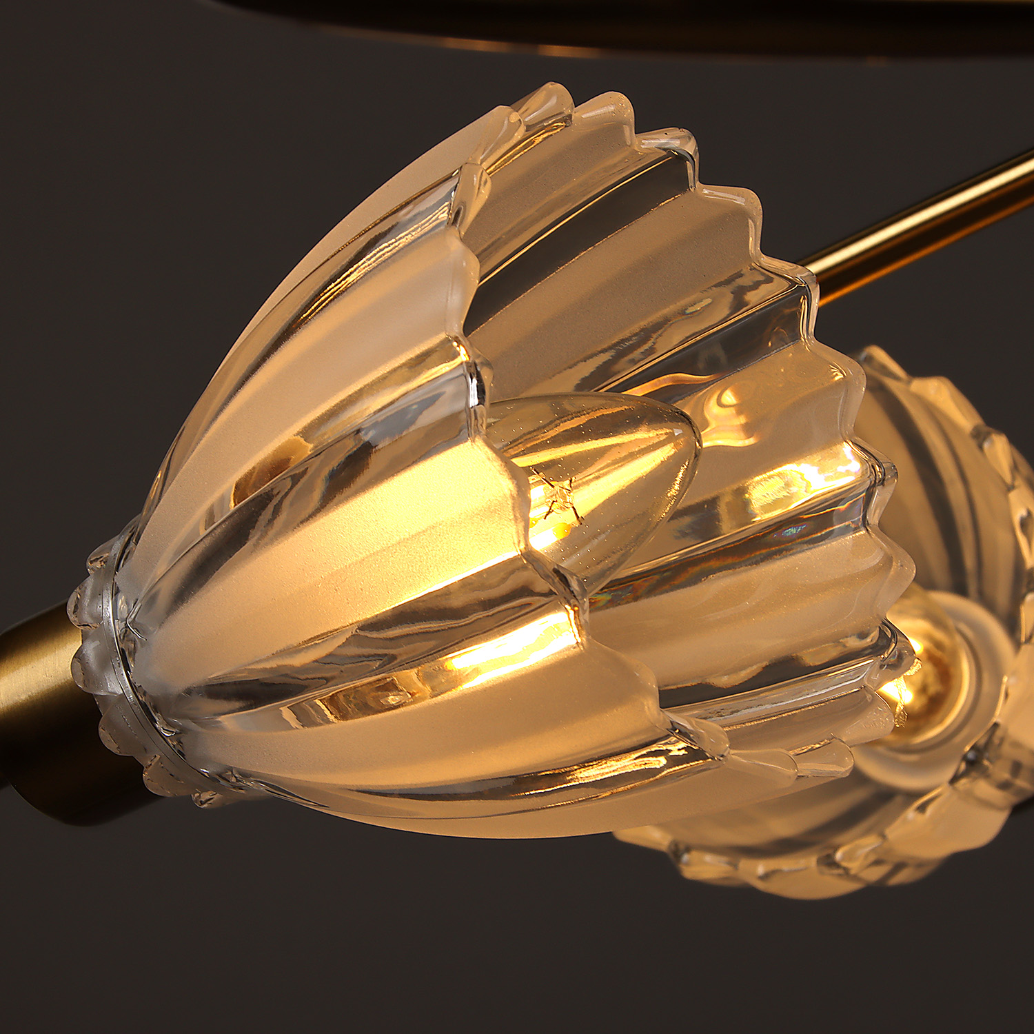 Люстра N6435/5 COP 5*40W E14 220V (d-600; h-165)  VERNER LIGHTING *1