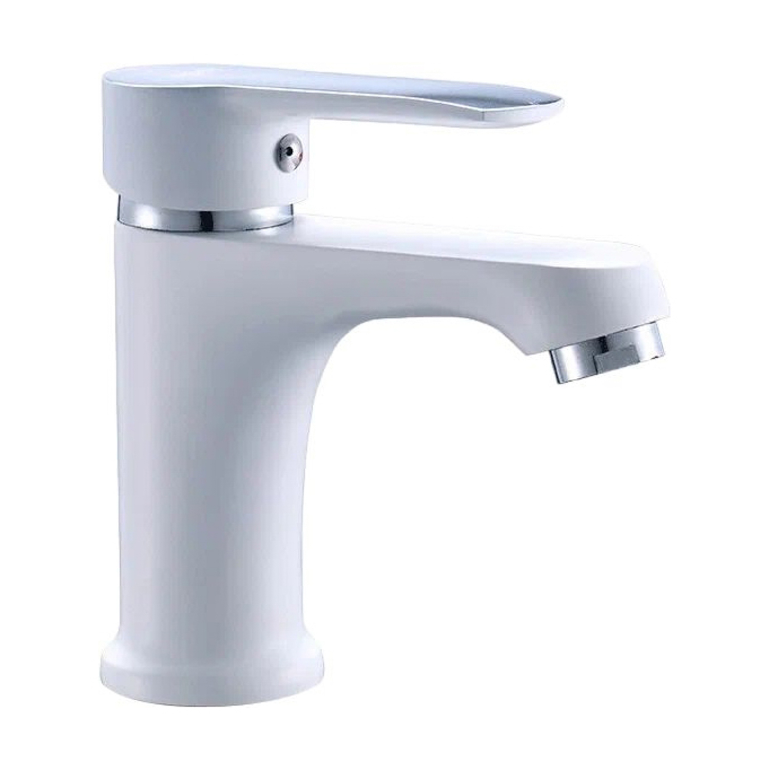 Смеситель для умывальника Potato P10237-7 (белый, хром) *1/10