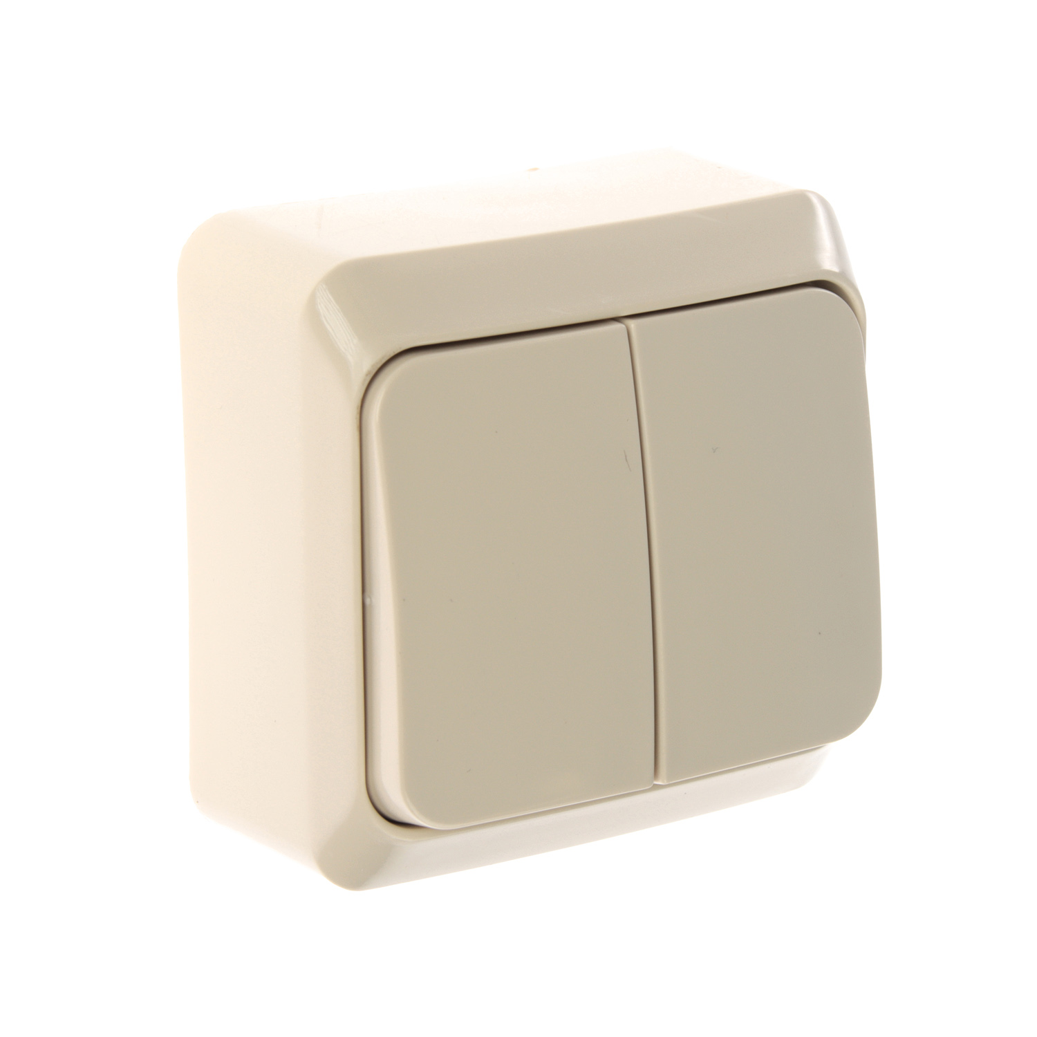 Выключатель "Этюд" ОП 2кл. кремовый ВА10-002К *10/25