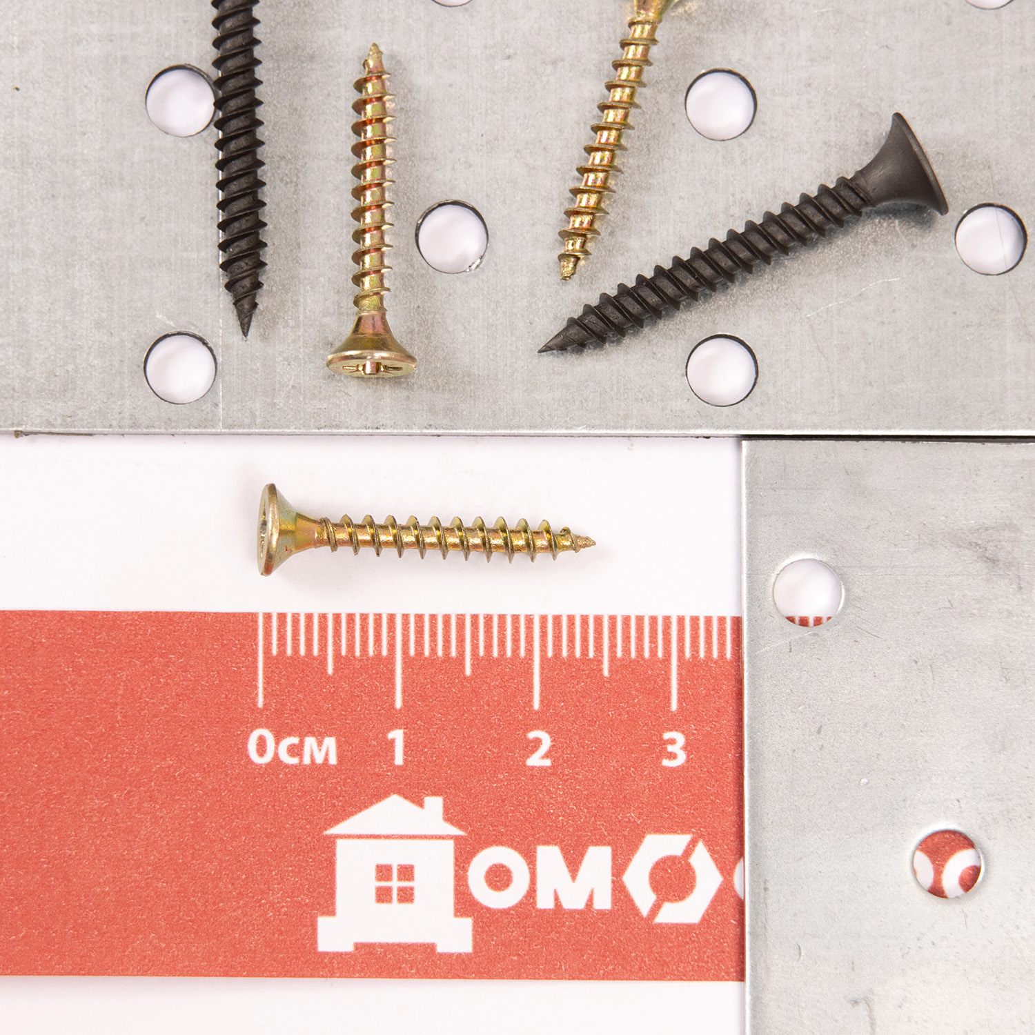 Шурупы жёлтые BROZEX пакет 3,5*25 (30шт) *10/100