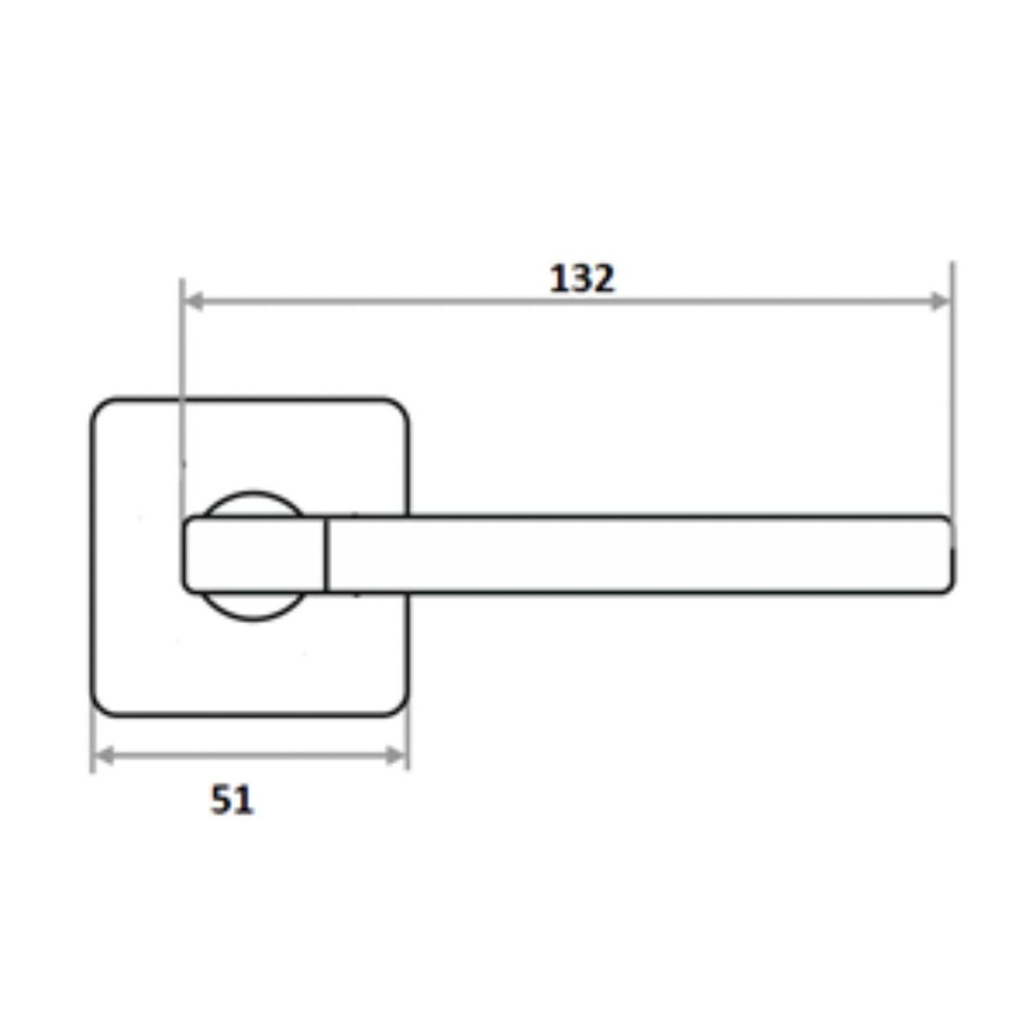 Ручка раздельная ГРАФИТ "572"серия 03 slim 204748 TRODOS *1/24