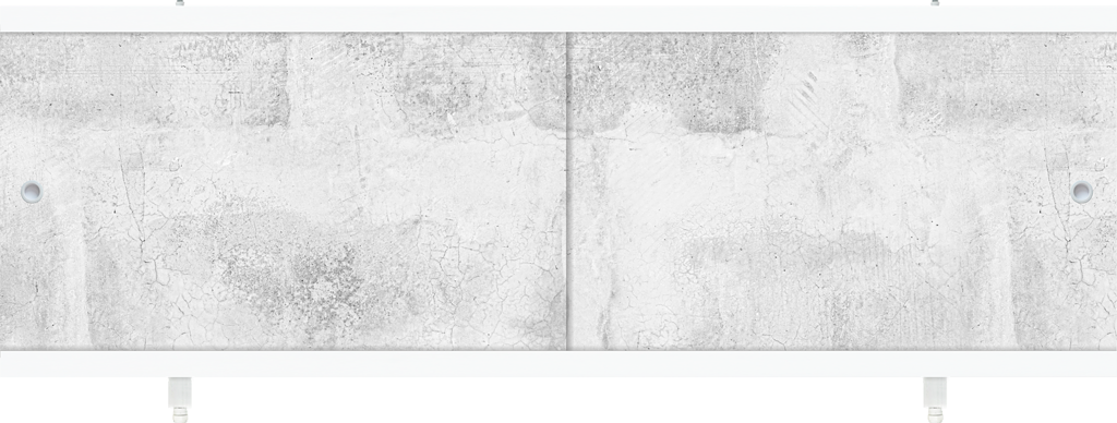 Экран под ванну "Ультра легкий" Бетон 1,68м *2