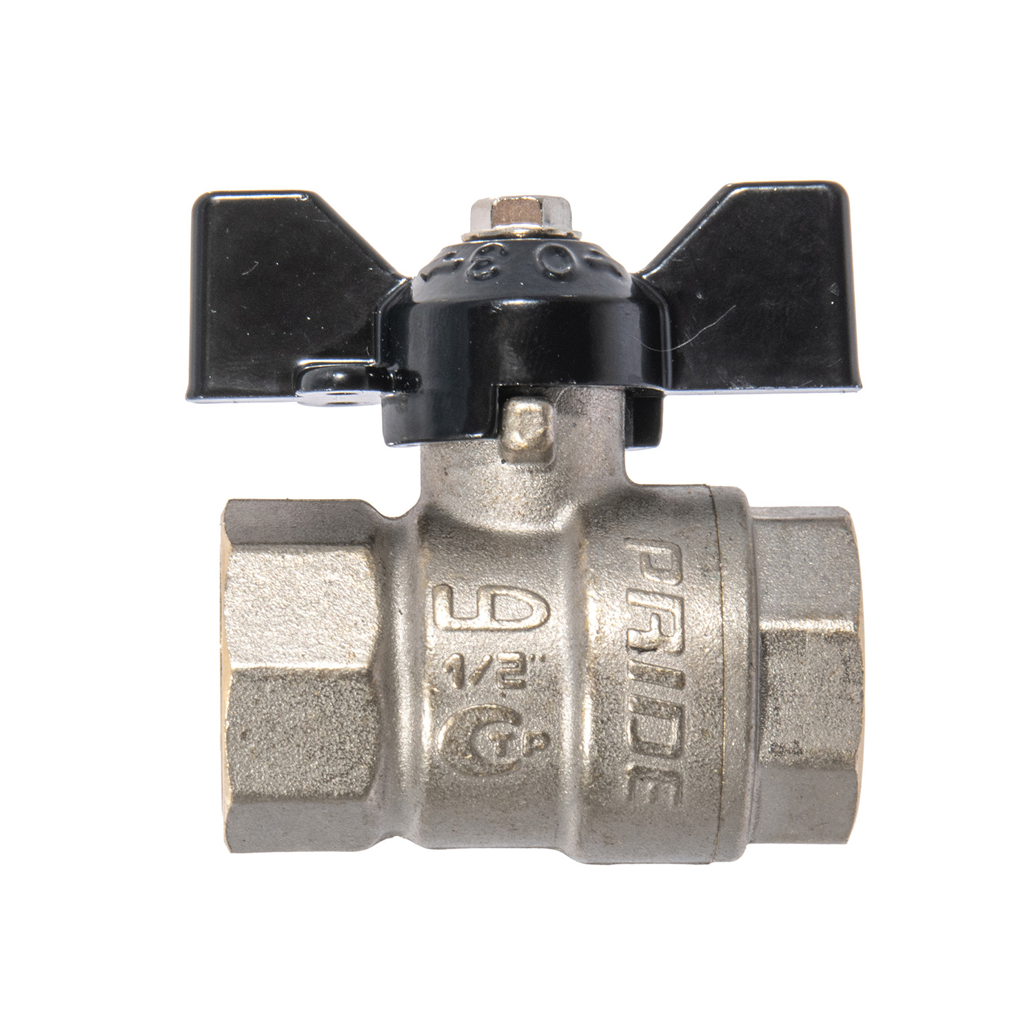 Кран шаровый 12 (Ø15) МП бабочка VALTEC (BASE) 218