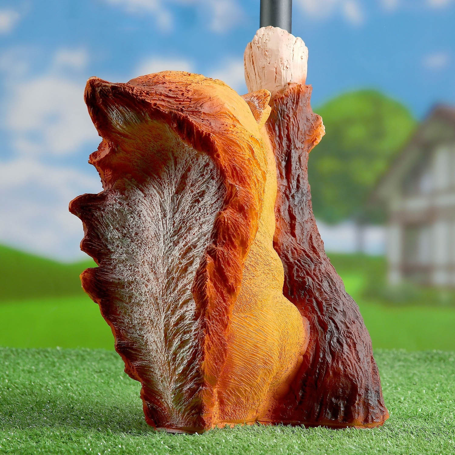 Садовый фонарь "Белка с веткой-фонарем" 33см   3622926