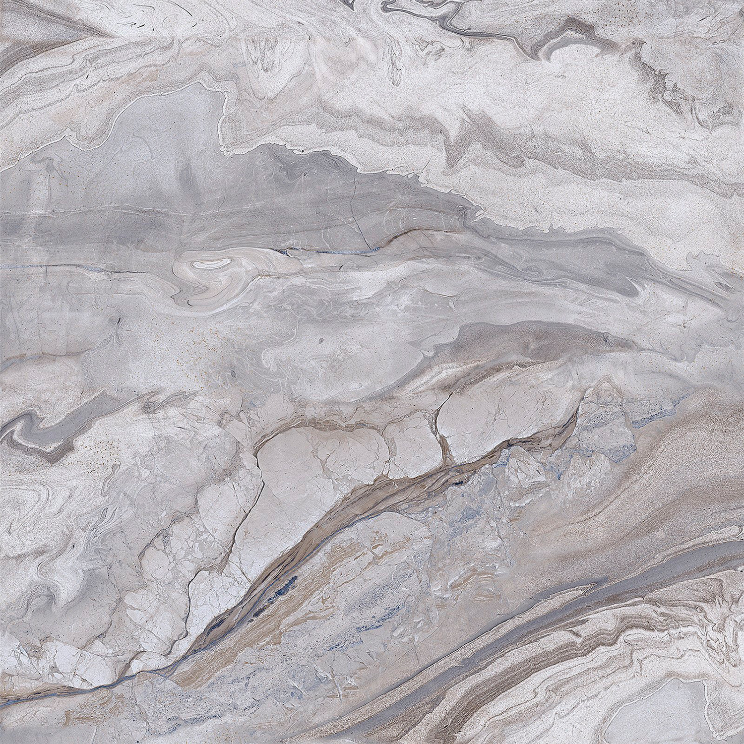 Керамогранит 1.8 м² Alma Ceramica Arcadia, 600x600x9 мм, серый