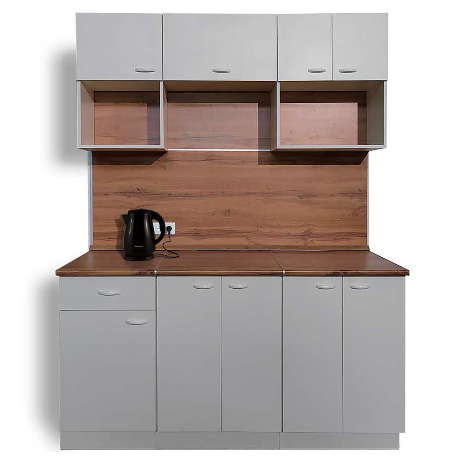 Шкаф напольный угловой 1000х850х600 мм BROZEX-WOOD Liberty, правый, с дверцей, белый