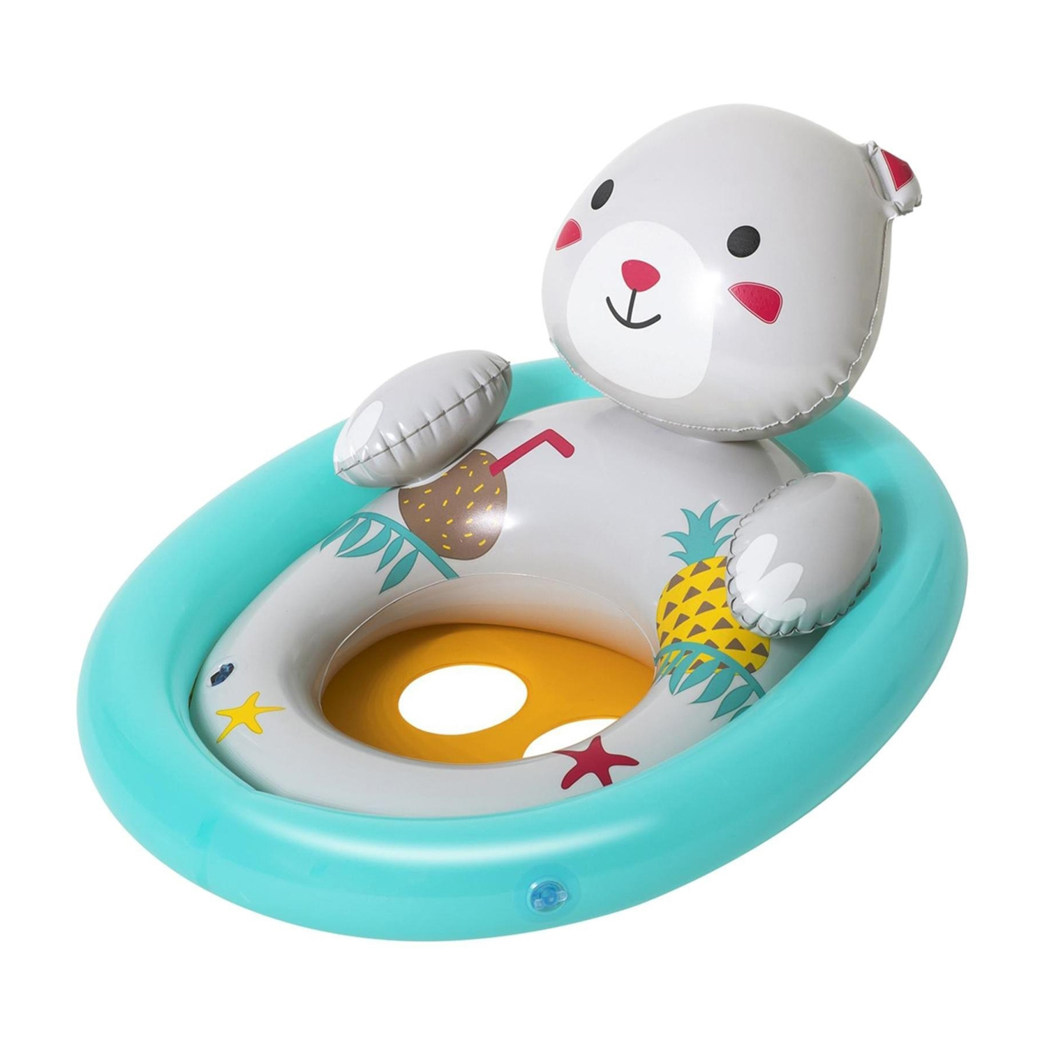 Круг для плавания с сиденьем "Животные" 81 х 56 см, от 1-3 лет, цвета микс 34058 499330