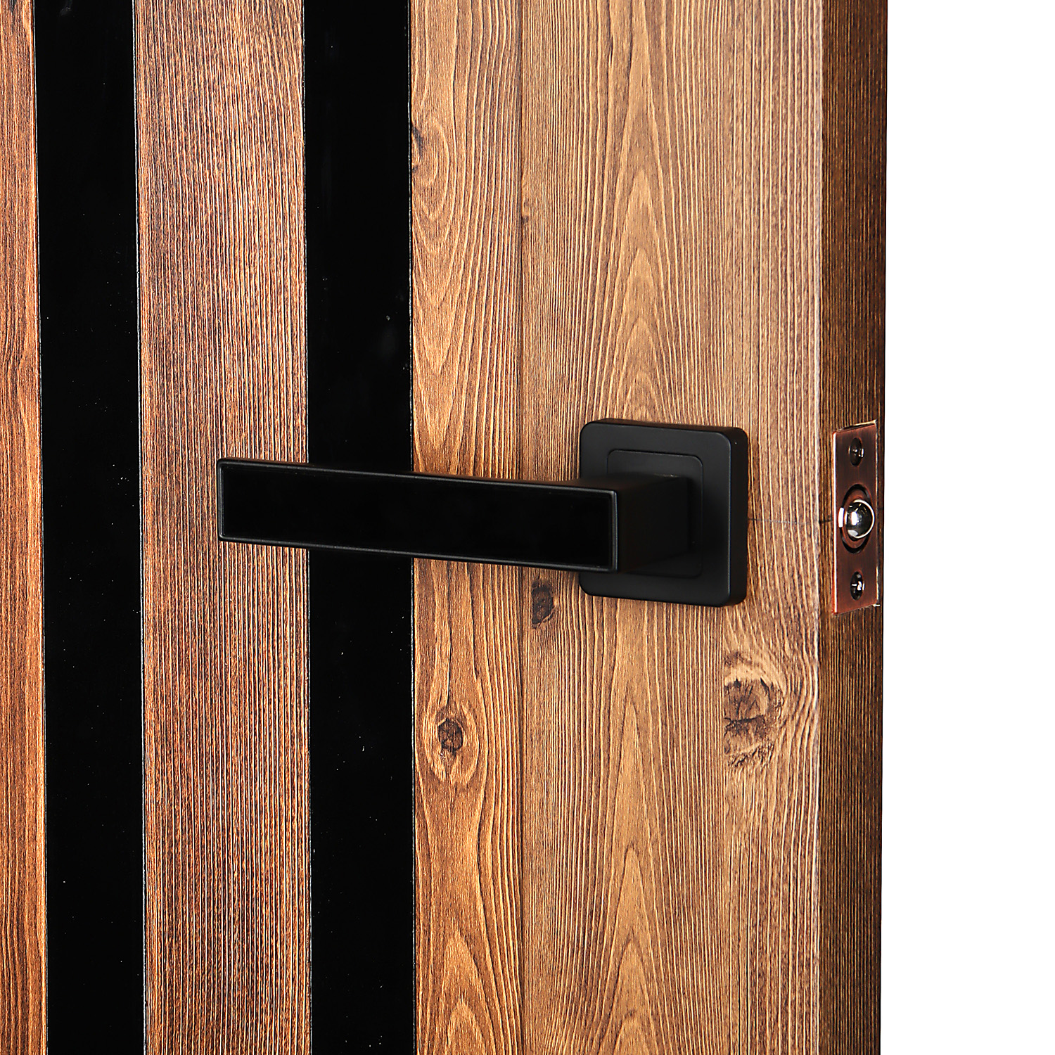 Дверное полотно глухое 2000х600х40 мм BROZEX-WOOD Estetica 303, орех