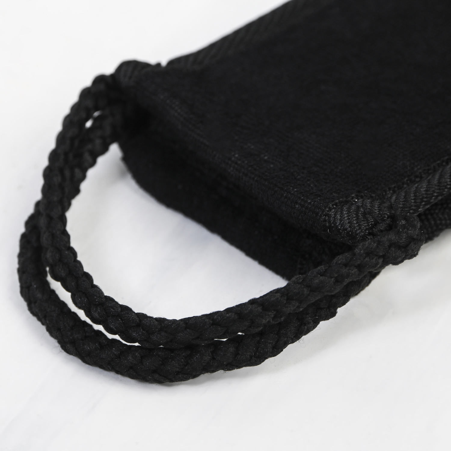 Мочалка, длинная, черно-белая 4433722