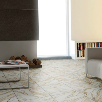 Плитка 41.8х41.8 см напольная 1.4 м² Beryoza Ceramica Glamour, белый