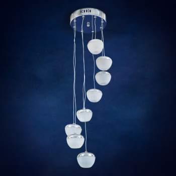 Люстра Verner Lighting Е1716/8, 6 Вт, 8 ламп, хром