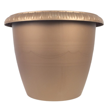 Кашпо пластм. "Lе Jardin"13л d верха 350мм h290мм дрен.реш.,прикорн.вент. Бронза 105-7*1/10