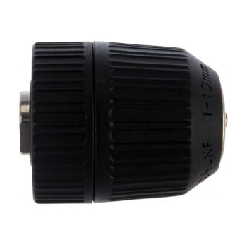 Патрон для дрели 10мм БЗП резьба 3/8" корпус пластик (2907-10-3/8) ЗУБР *1/36