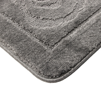 Коврик д/ванной Bombini "Classic" (60см х 100см) Серый CLC 02 *1/40