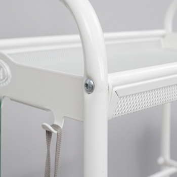 Этажерка "обувница" металл. "Верона 34" 4полок, ш.0,87м, в.0,79м, гл.0,3м Белый ПДОВ34 Б "ЗМИ" *1