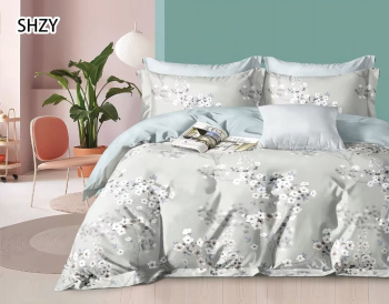 Постельное белье 1,5сп сатин Орхидея 2425, наволочки 70*70 - 2шт *1