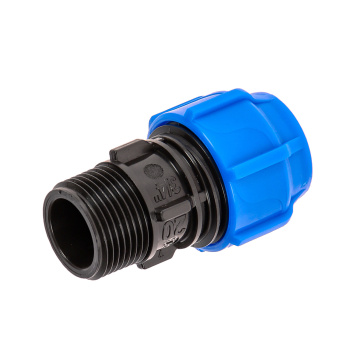 Муфта ПНД компрессия Ø 20х3/4" наруж. резьба *1/100