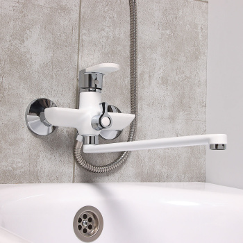 Смеситель универсальный Potato P22223-7, длинный излив, однорычажный