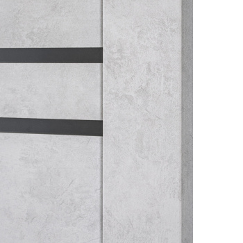 Дверь межкомнатная остеклённая ЦАРГИ ПВХ COMFORT-11 Бетон Снежный 600мм BROZEX-WOOD *1