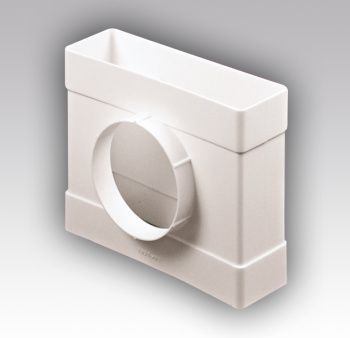 Соединитель воздуховодов плоский 60х120мм 612ТФ10П (фланец Ø100мм) *1/20