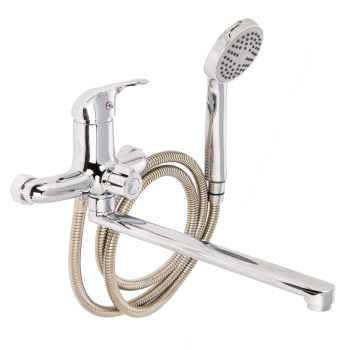 Смеситель для ванны ЦС-СМ 300-4 D35 М-43 плоский излив (Подольск) *1/8