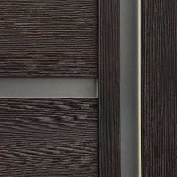 Дверь межкомнатная остеклённая ЦАРГИ ПВХ COMFORT-6 Венге 3D 600мм BROZEX-WOOD *1